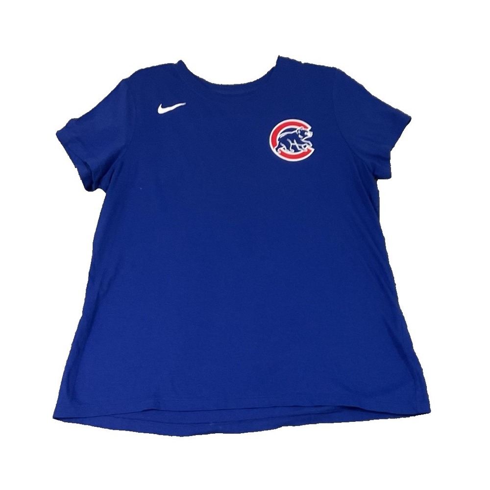 Chicago Cubs‎ Nike Mens L Blue Short Sleeve T Shirt Tee New Tags